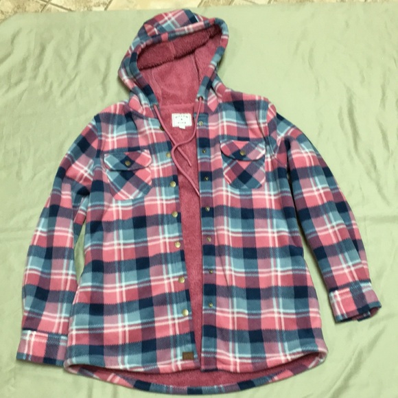 Plaid Sherpa Lined Fleece Jacket | Poshmark